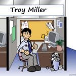 008b-NTT Cubicle Office Worker Male