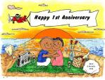017-FF Lovers on the Beach - Dark Skin