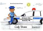 037-FF Police Officer, Male - Dark Skin