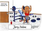 038-FF Weightlifter, Male - Dark Skin