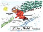 056-FF Skier, Snow, Male - Dark Skin