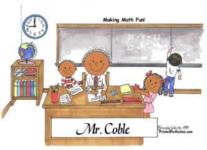 059-FF Teacher, Male - Dark Skin