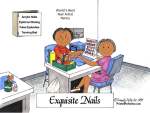 072-FF Manicurist, Nail Tech, Female - Dark Skin