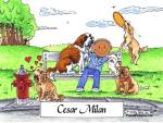 091-FF Dog Lover, Male - Dark Skin