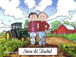 119-FF Farmer Couple - Dark Skin