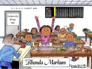 122-FF Bingo Player- Female - Dark Skin