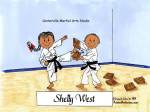 134-FF Karate, Male & Female - Dark Skin