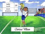 140-FF Volleyball Player, Female - Dark Skin