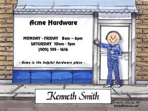 155-FF Store Front, Couple