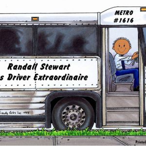 173-FF Bus Driver, Male - Dark Skin