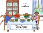 Family Dinner - Couple, 2 Children - Friendly Folks - Image 2