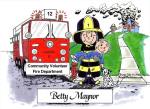 Fire Fighter, Female - Friendly Folks