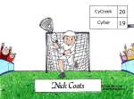 Lacrosse Player - White Uniform, Male- Friendly Folks