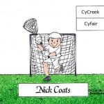 Lacrosse Player - White Uniform, Male- Friendly Folks