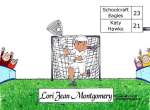 Lacrosse Player - White Uniform, Female- Friendly Folks - Image 2