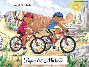 Bicyclist, Couple - Friendly Folks - Image 2