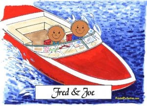Boating, Friends - Two Males - Friendly Folks - Image 2