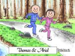 Jogger, Couple - Friendly Folks