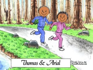 Jogger, Couple - Friendly Folks - Image 2