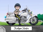 Motorcycle Cop, Female- Friendly Folks