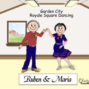 381-FF Square Dance Couple