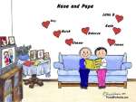 387-FF Grandma & Grandpa, 7 Hearts