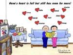 389-FF Grandma & Grandpa, 9 Hearts