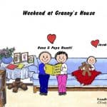 390-FF Grandma & Grandpa, 1 Child