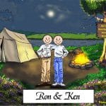 408-FF Camping Friends, Male & Male