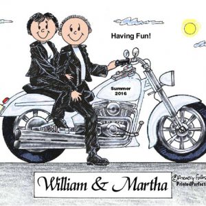 420-FF Motorcycle Couple