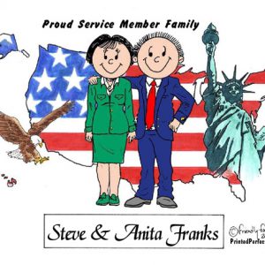 433-FF Patriotic Couple