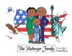 Patriotic Family, Couple with 1 Boy - Friendly Folks - Image 2