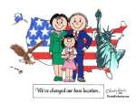 437-FF Patriotic Couple, One Girl