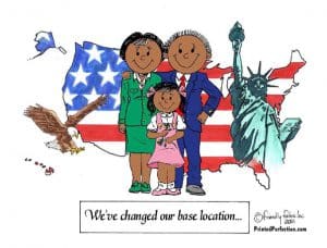 Patriotic Family, Couple with 1 Girl - Friendly Folks - Image 2