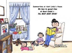 447-FF Babysitter, 2 Girls