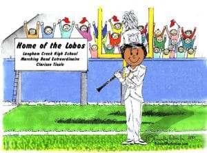 Clarinet - Marching Band - White Uniform, Female - Friendly Folks - Image 2