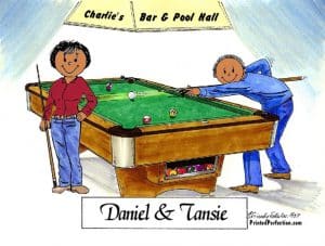 Pool Player - Billiards, Couple - Friendly Folks - Image 2