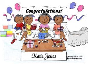 Baby Shower, Female - Friendly Folks - Image 2