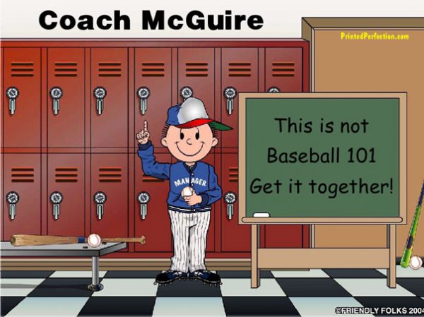 490-FF Coach, Baseball, Male
