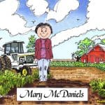 495-FF Farmer, Female, White Tractor
