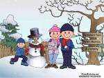 499-FF Snowman Family, 1 Boy