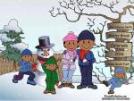 Snowman - Snow Family, 3 Boys - Friendly Folks - Image 2