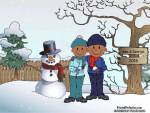 Snowman - Snow Friends, Two Males - Friendly Folks - Image 2