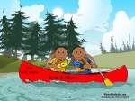 Canoe, Two Males - Friendly Folks - Image 2