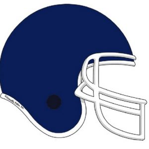 851-FF Football Helmet, Dark Blue