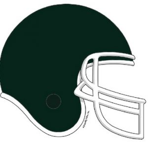 852-FF Football Helmet, Black