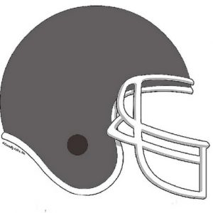 853-FF Football Helmet, Grey