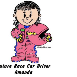 964-FF Future Race Car Driver, Female, Pink