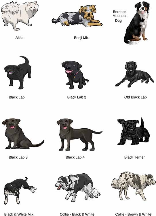 Dog clip art that can be added